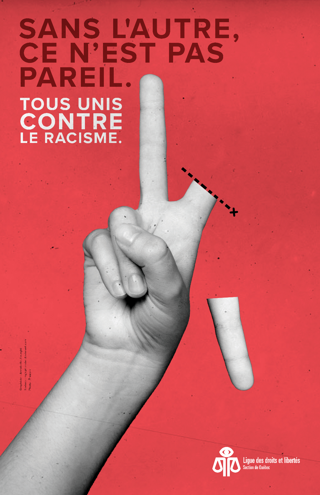 On S Affiche Contre Le Racisme Ligue Des Droits Et Libertés